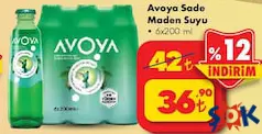 AVOYA SADE MADEN SUYU 6X200 ML